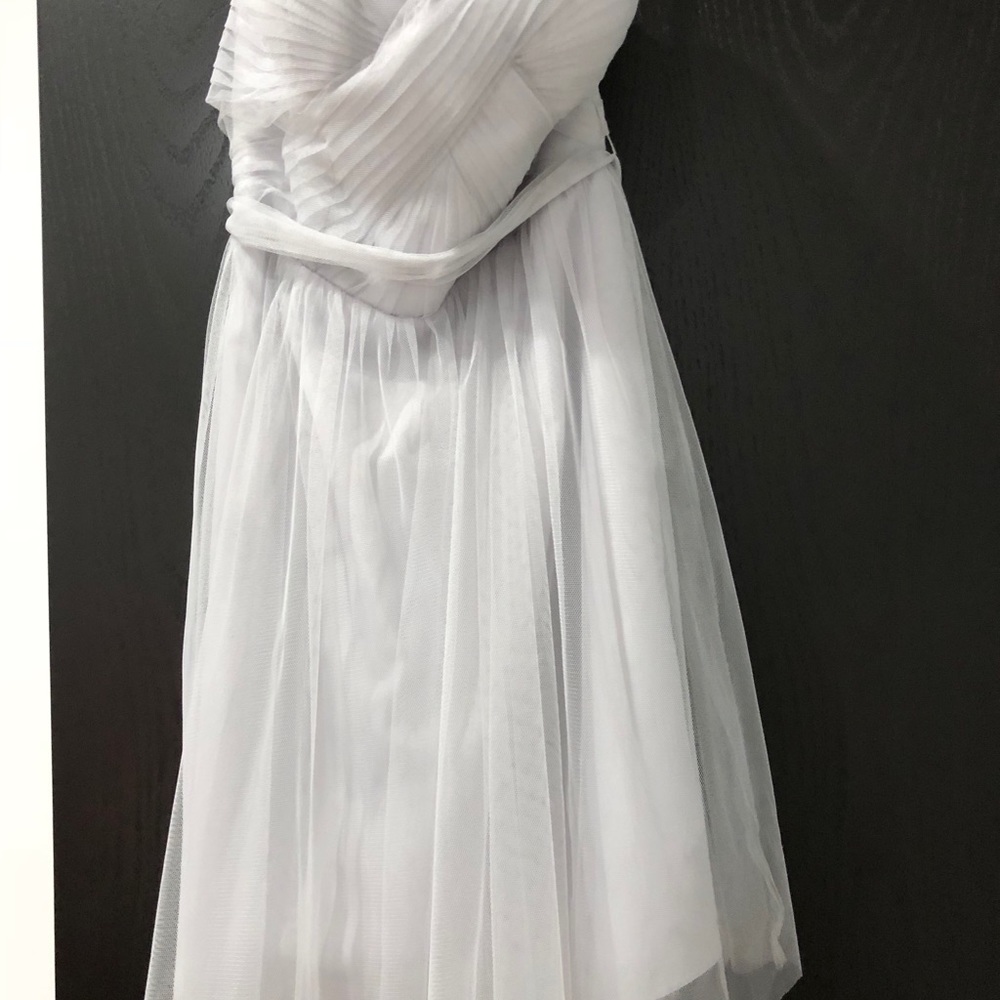 Strapless Gray Mini Cocktail Dress NWT - Picture 6 of 7